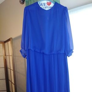 Vintage blue dress